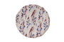 Hermia Blue Rustica Juego de Cena de 24 Piezas en Porcelana Azul Marino y Burdeos